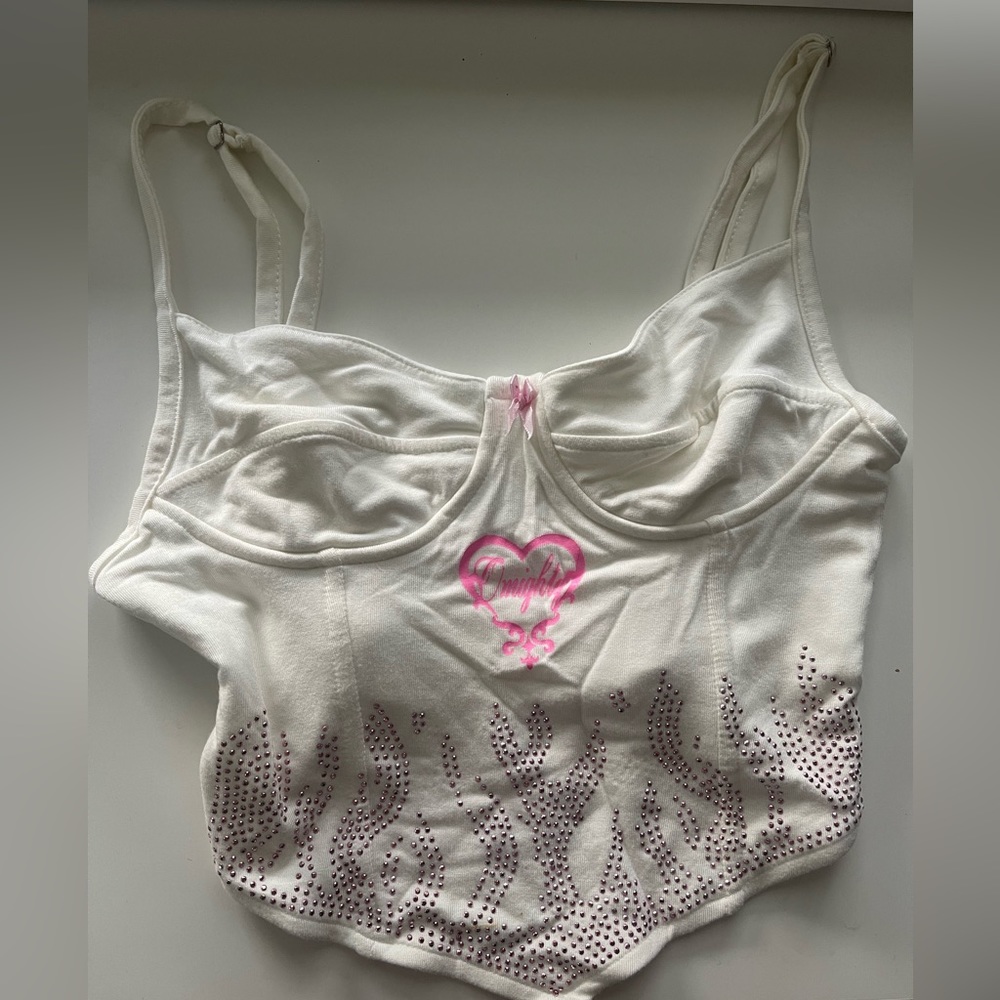 OMighty 90’s Pink Flames Tank Top